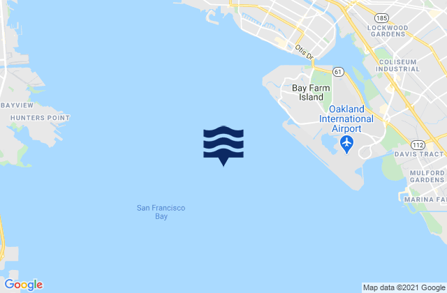 San Francisco Bay, United Statesの潮見表地図