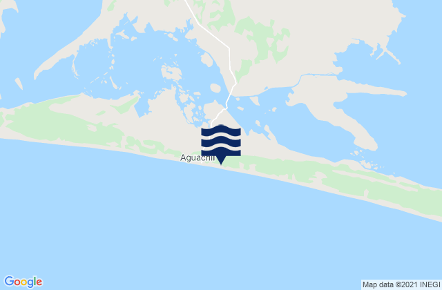 San Francisco Ixhuatán, Mexicoの潮見表地図