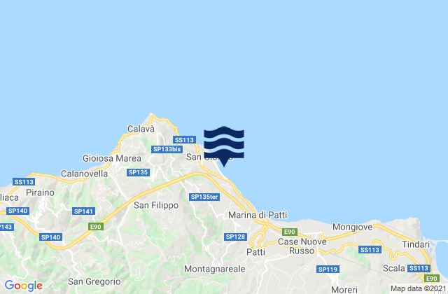 San Giorgio, Italyの潮見表地図