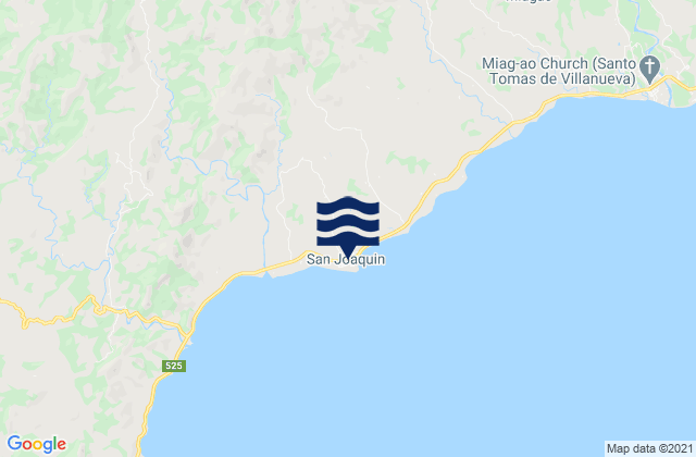 San Joaquin, Philippinesの潮見表地図
