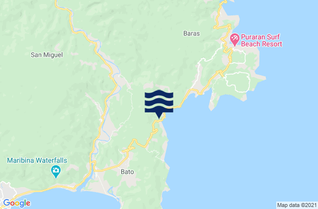 San Miguel, Philippinesの潮見表地図