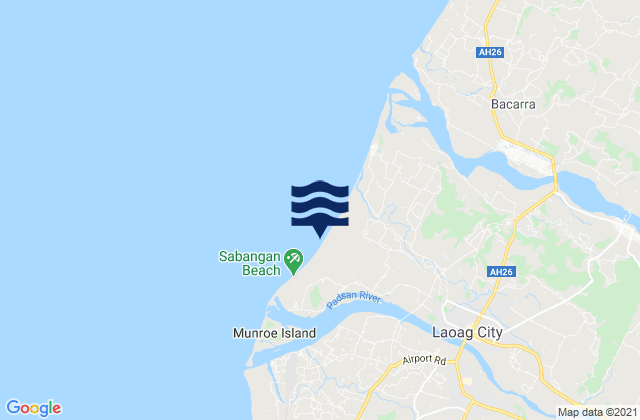 San Nicolas, Philippinesの潮見表地図
