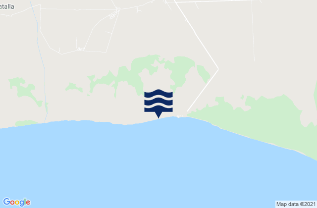 San Nicolás de Bari, Cubaの潮見表地図