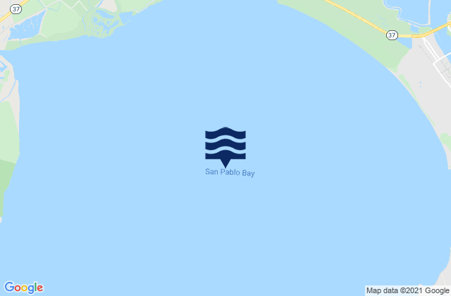 San Pablo Bay, United Statesの潮見表地図