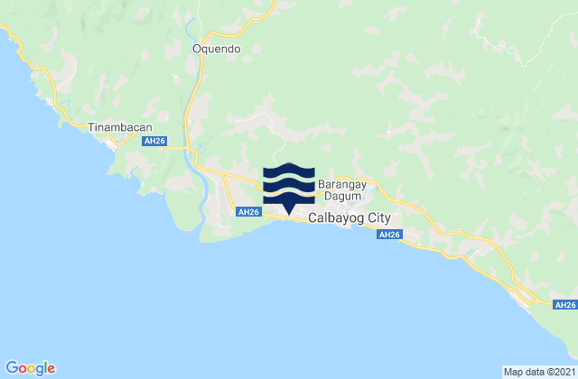 San Policarpio, Philippinesの潮見表地図