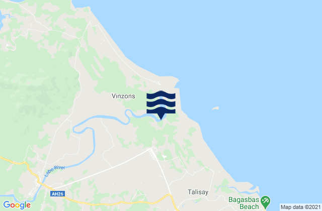 San Vicente, Philippinesの潮見表地図