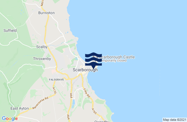 Sandside Bay, United Kingdomの潮見表地図