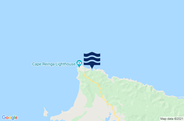 Sandy Bay, New Zealandの潮見表地図