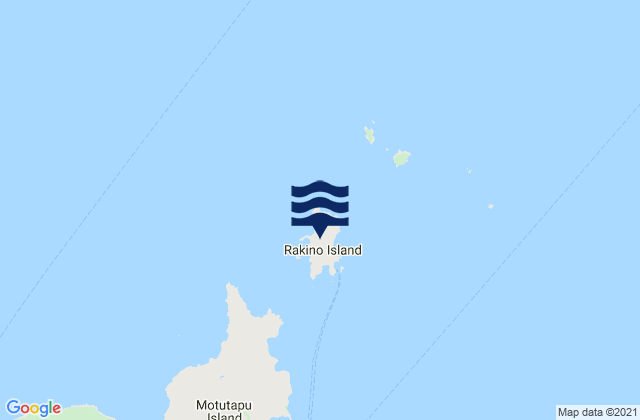 Sandy Bay Island, New Zealandの潮見表地図