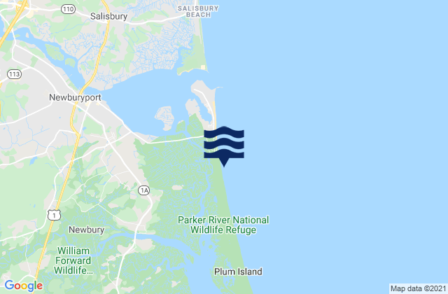 Sandy Beach, United Statesの潮見表地図