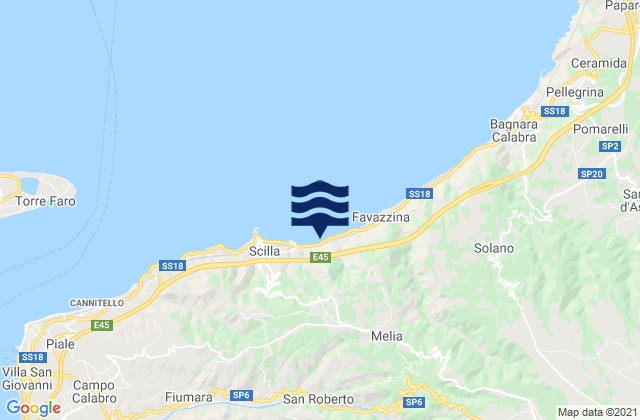 Sant'Alessio in Aspromonte, Italyの潮見表地図