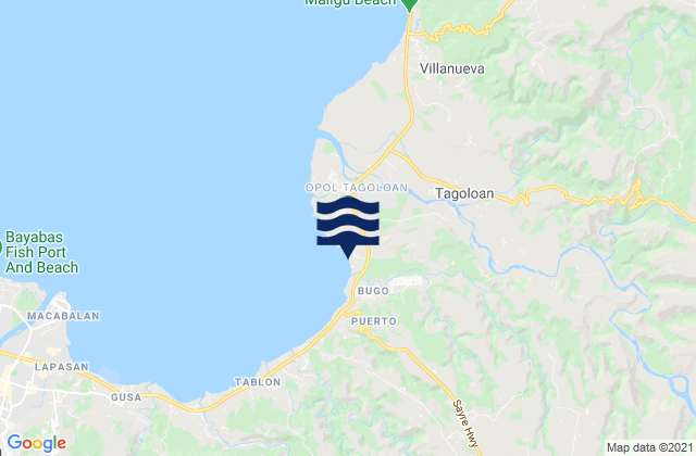 Santa Ana, Philippinesの潮見表地図