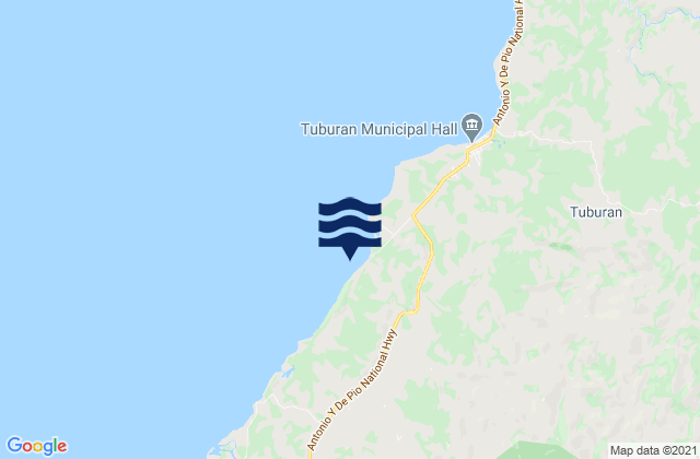 Santa Nino, Philippinesの潮見表地図