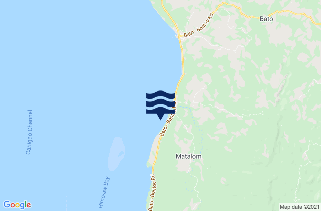 Santa Paz, Philippinesの潮見表地図
