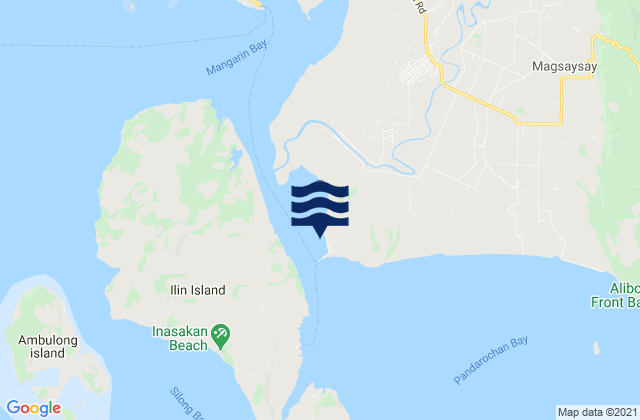 Santa Teresa, Philippinesの潮見表地図
