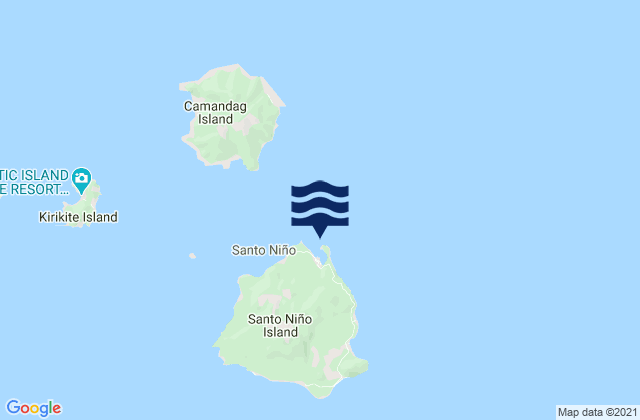 Santo Niño Harbor, Philippinesの潮見表地図
