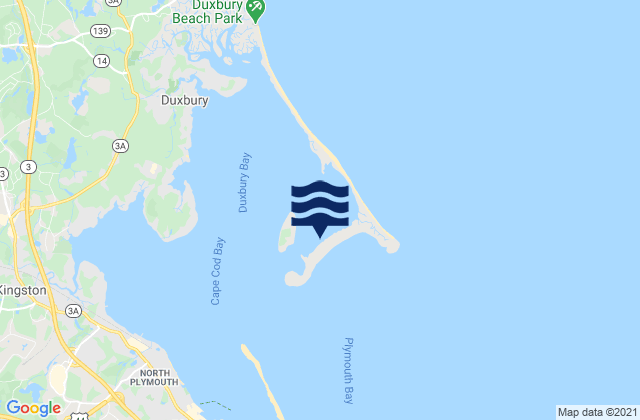 Saquish Neck, United Statesの潮見表地図