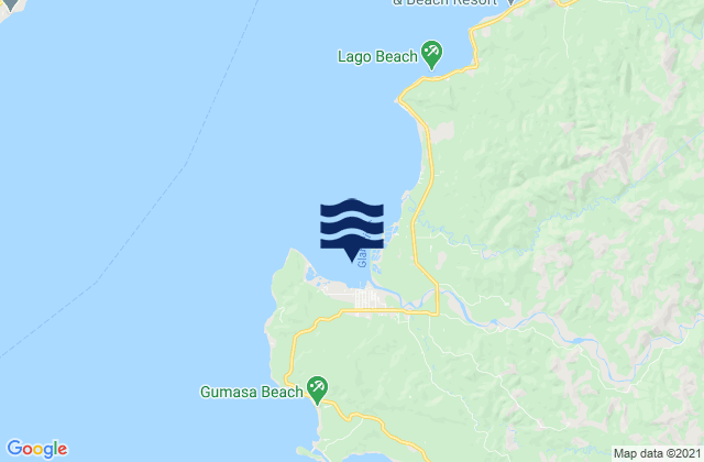 Sarangani Bay, Philippinesの潮見表地図
