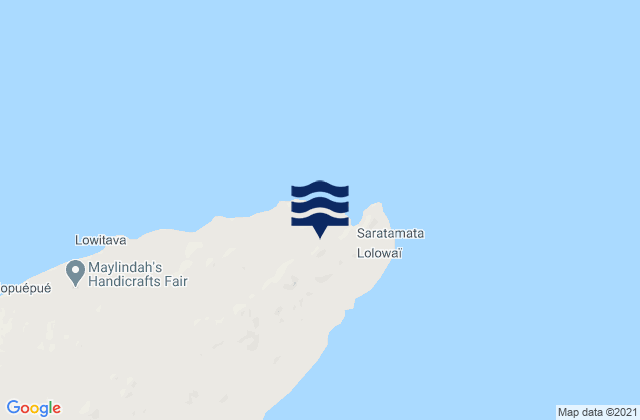 Saratamata, Vanuatuの潮見表地図