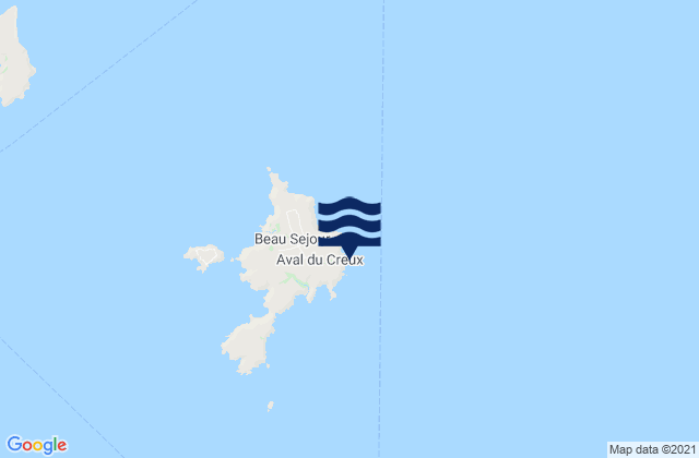 Sark Port, Guernseyの潮見表地図