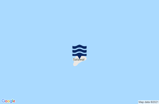 Satawal, Micronesiaの潮見表地図