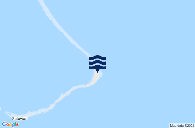 Satowan, Micronesiaの潮見表地図