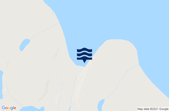 Savikha Bay, Russiaの潮見表地図