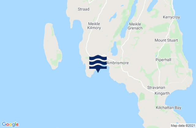 Scalpsie Bay, United Kingdomの潮見表地図