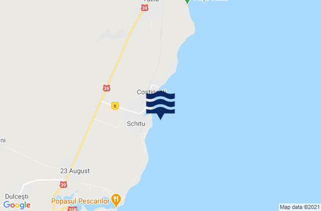 Schitu, Romaniaの潮見表地図