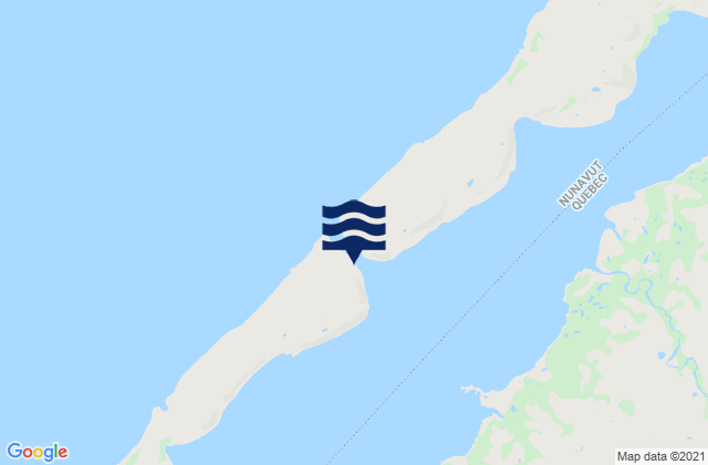 Schooner Opening, Canadaの潮見表地図