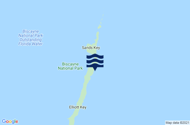 Sea Grape Point (Elliott Key), United Statesの潮見表地図
