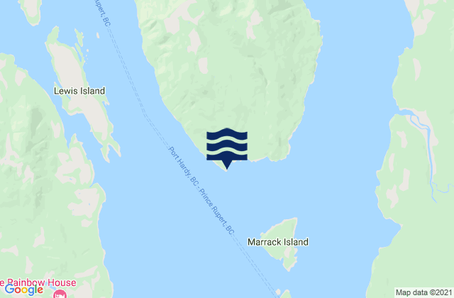 Seabreeze Point, Canadaの潮見表地図
