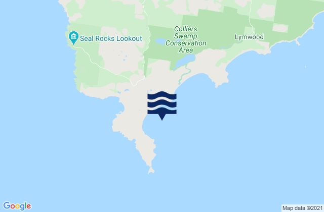 Seal Bay, Australiaの潮見表地図