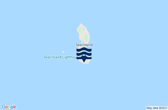 Seal Island, Canadaの潮見表地図