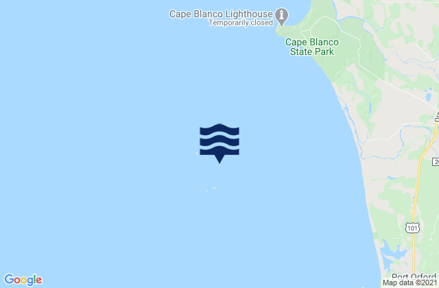 Seal Rock, United Statesの潮見表地図