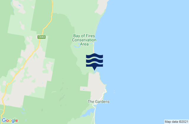 Seal Rocks, Australiaの潮見表地図
