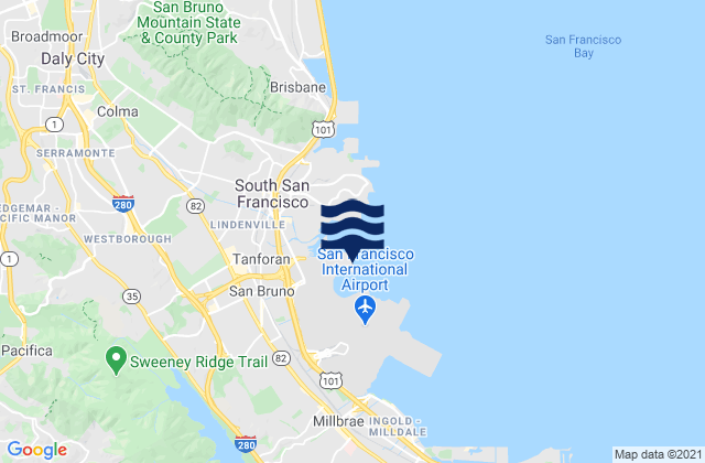 Seaplane Harbor, United Statesの潮見表地図