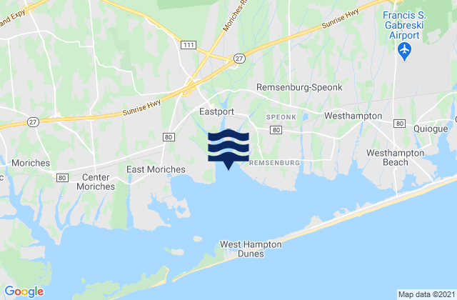 Seatuck Cove, United Statesの潮見表地図