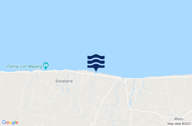 Secang Barat, Indonesiaの潮見表地図
