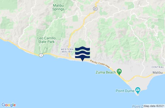 Secos, United Statesの潮見表地図