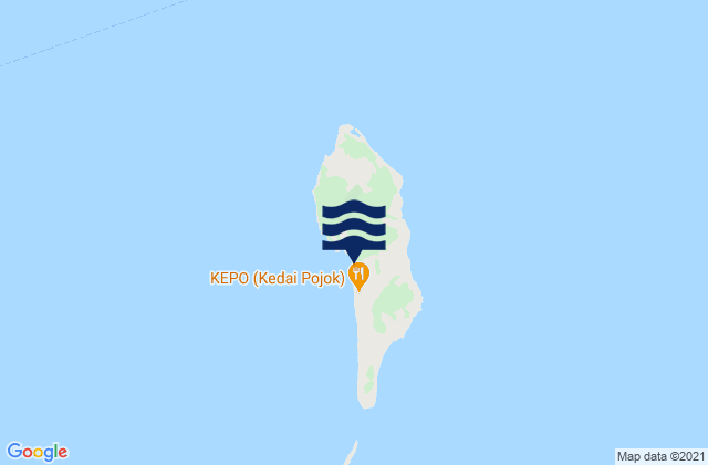 Selayar Islands Regency, Indonesiaの潮見表地図