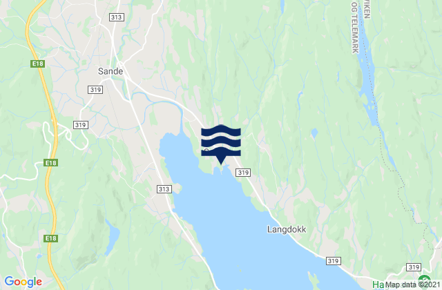 Selvik, Norwayの潮見表地図