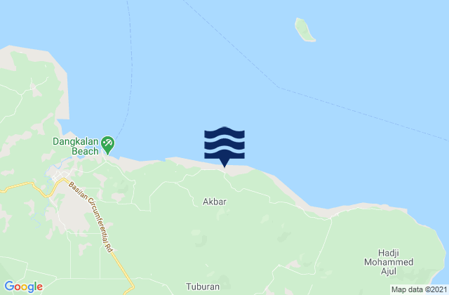 Semut, Philippinesの潮見表地図