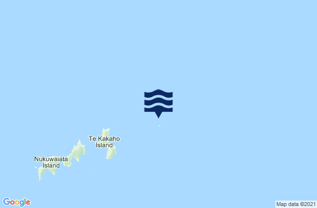 Sentinel Rock, New Zealandの潮見表地図