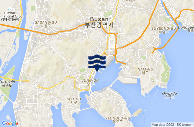 Seo-gu, South Koreaの潮見表地図