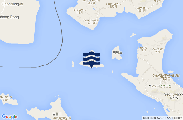 Seogeom-ri, South Koreaの潮見表地図