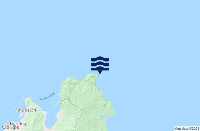 Separation Point Abel Tasman, New Zealandの潮見表地図