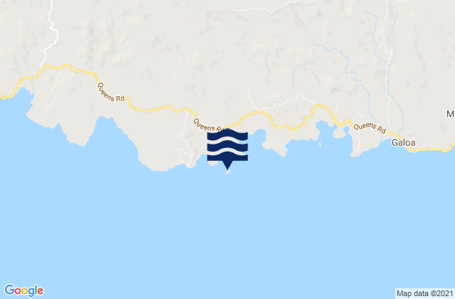 Serua, Fijiの潮見表地図