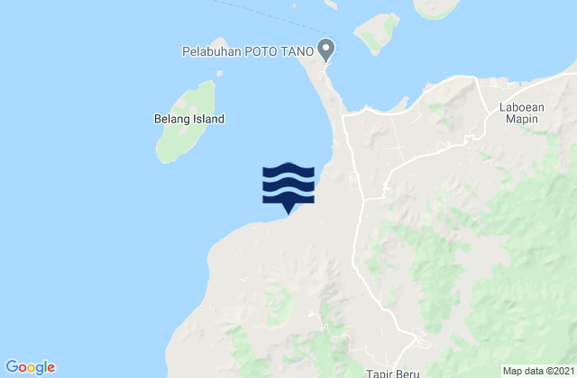 Seteluk Tengah, Indonesiaの潮見表地図