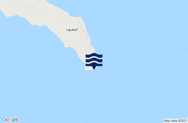 Shadwan Island, Saudi Arabiaの潮見表地図